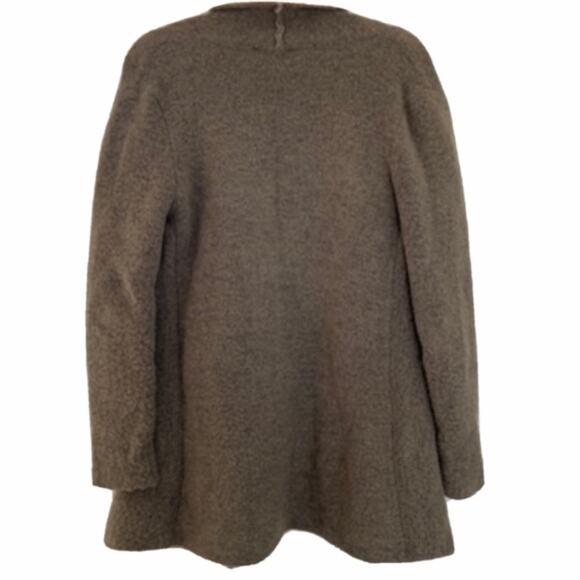 Zara Knit Two Tone Open Waterfall Cardigan SZ M - Picture 2 of 9